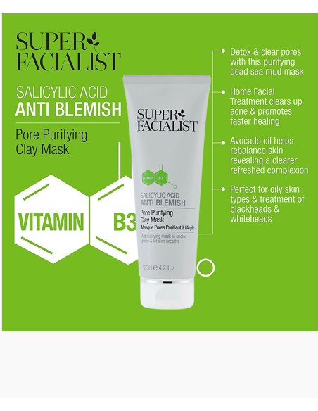 Super Facialist Salicylic Acid Anti Blemish Pore Purifying Clay Mask Super Facialist Salicylic Acid Anti Blemish Pore Purifying Clay Mask