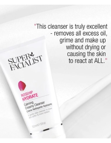 Super Facialist Rosehip Hydrate Calming Creamy Cleanser