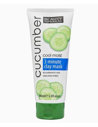 Beauty Formulas Cucumber Cool Moist 3 Min Clay Mask Beauty Formulas Cucumber Cool Moist 3 Min Clay Mask