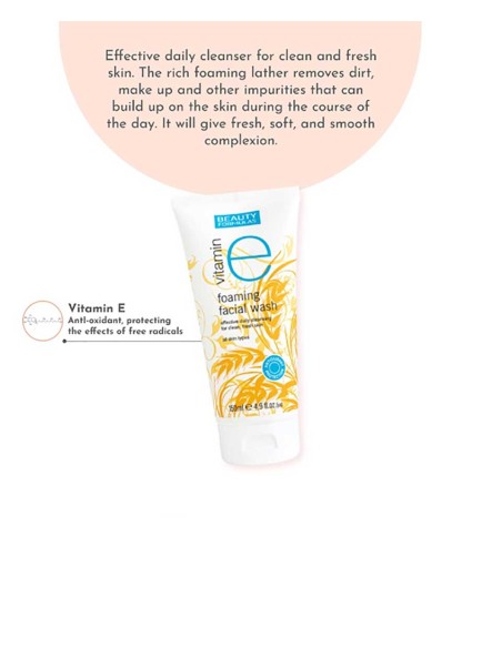Beauty Formulas Vitamin E Foaming Facial Wash