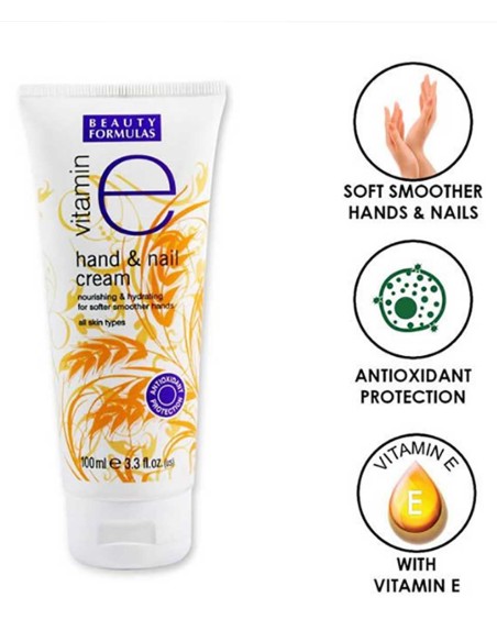 Beauty Formulas Vitamin E Hand And Nail Cream Beauty Formulas Vitamin E Hand And Nail Cream