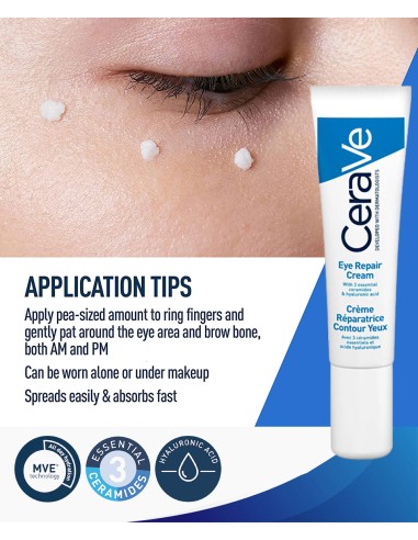 Cerave Eye Repair Cream Reduces Dark Circles And Puffiness Cerave Eye Repair Cream Reduces Dark Circles And Puffiness