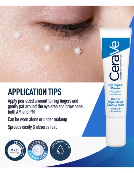Cerave Eye Repair Cream Reduces Dark Circles And Puffiness Cerave Eye Repair Cream Reduces Dark Circles And Puffiness