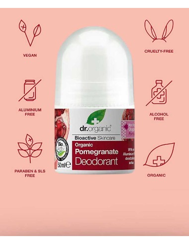 Bioactive Skincare Organic Pomegranate Deodorant Roll On Bioactive Skincare Organic Pomegranate Deodorant Roll On