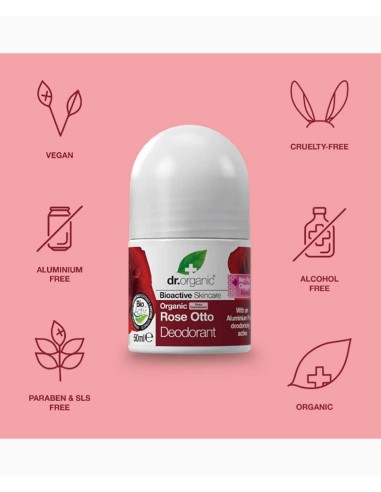 Bioactive Skincare Organic Rose Otto Deodorant Roll On Bioactive Skincare Organic Rose Otto Deodorant Roll On