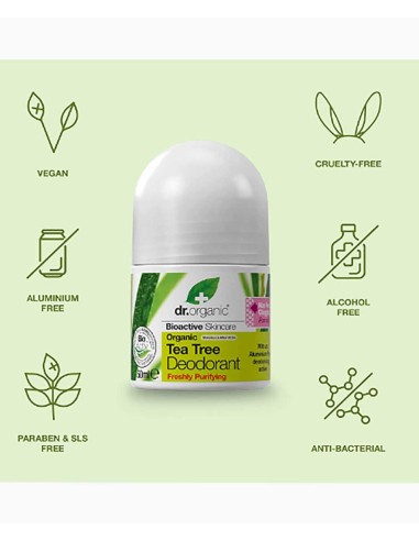 Bioactive Skincare Organic Tea Tree Deodorant Roll On Bioactive Skincare Organic Tea Tree Deodorant Roll On
