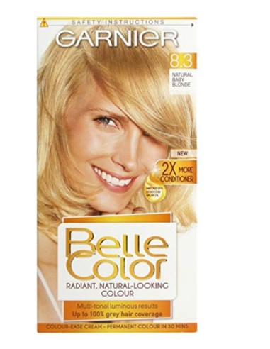 GarnierBelle Color Creme Permanent 8.3 Natural Baby Blonde GarnierBelle Color Creme Permanent 8.3 Natural Baby Blonde
