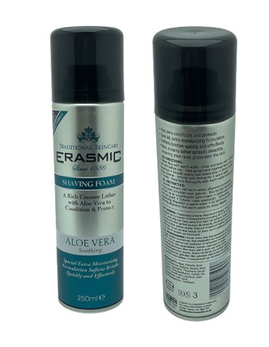 Erasmic Aloe Vera Soothing Shaving Foam Erasmic Aloe Vera Soothing Shaving Foam