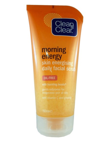 Clean And Clear Morning Energy Skin Energising Daily Facial Scrub