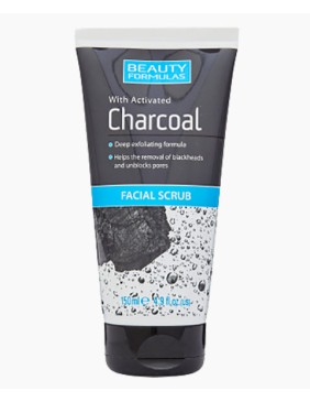 Beauty Formulas With Activated Charcoal Facial Scrub