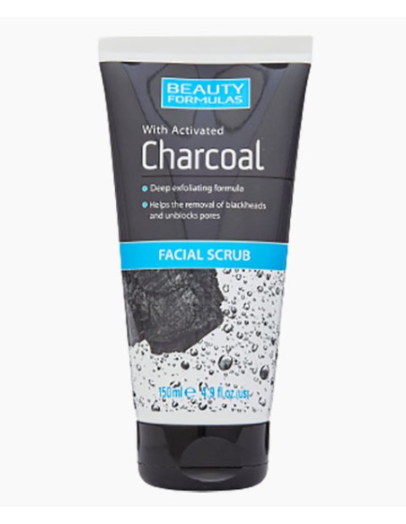 Beauty Formulas With Activated Charcoal Facial Scrub