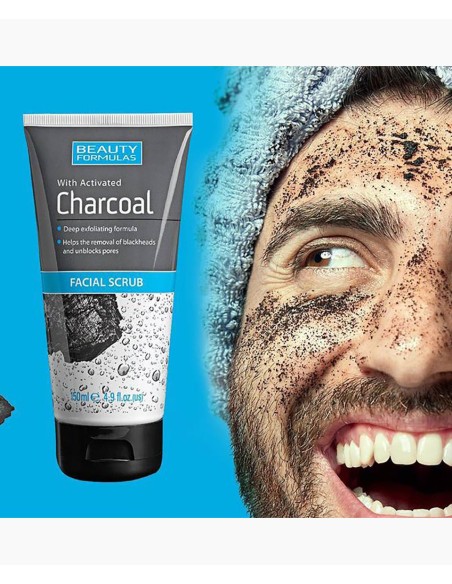 Beauty Formulas With Activated Charcoal Facial Scrub Beauty Formulas With Activated Charcoal Facial Scrub