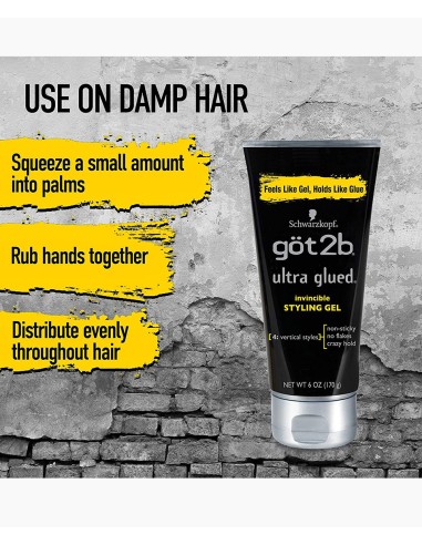 Got2b Ultra Glued Invincible Styling Gel Got2b Ultra Glued Invincible Styling Gel