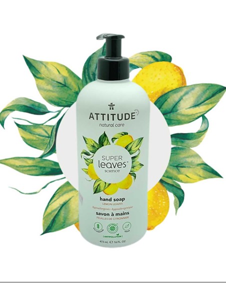 Super Leaves Science Natural Lemon Leaves Hand Soap