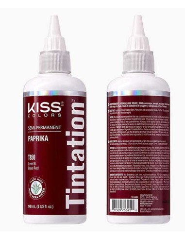 Kiss Colors Tintation Semi Permanent Paprika T850 Kiss Colors Tintation Semi Permanent Paprika T850