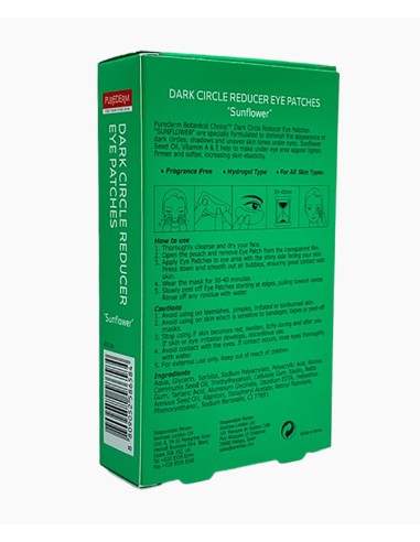 Purederm Dark Circle Reducer Sunflower Eye Patches
