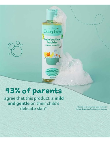 Organic Tangerine Baby Bedtime Bubbles Organic Tangerine Baby Bedtime Bubbles