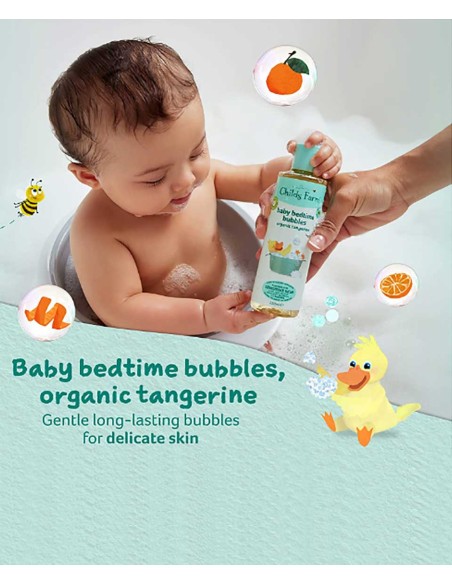 Organic Tangerine Baby Bedtime Bubbles Organic Tangerine Baby Bedtime Bubbles