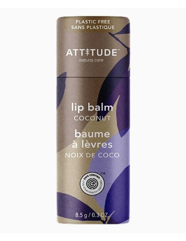 Attitude Leaves Bar Coconut Lip Balm Attitude Leaves Bar Coconut Lip Balm