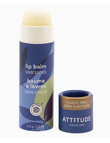 Attitude Leaves Bar Unscented Lip Balm Attitude Leaves Bar Unscented Lip Balm