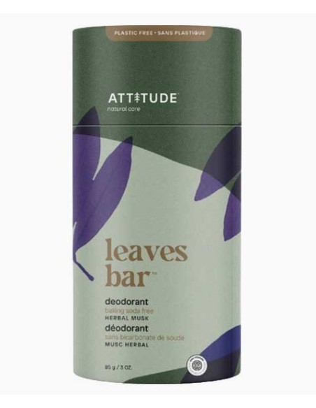 Attitude Leaves Bar Herbal Musk Deodorant Attitude Leaves Bar Herbal Musk Deodorant