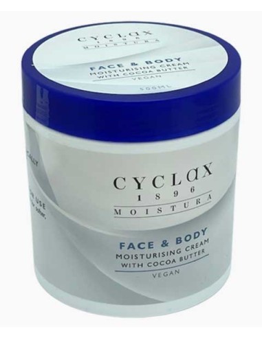 Cyclax Face And Body Moisturising Cream With Cocoa Butter Cyclax Face And Body Moisturising Cream With Cocoa Butter