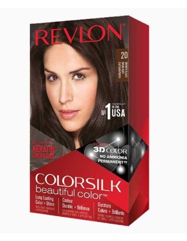 Colorsilk Beautiful Color Permanent Hair Color 20 Brown Black Colorsilk Beautiful Color Permanent Hair Color 20 Brown Black