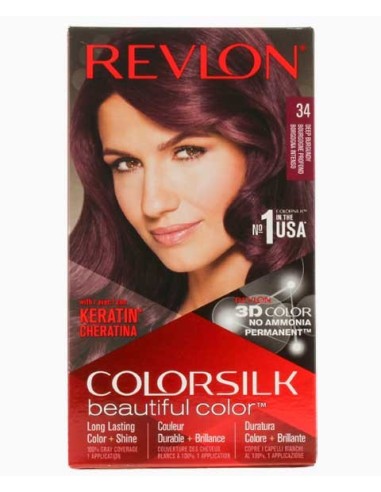 Colorsilk Beautiful Color Permanent Hair Color 34 Deep Burgundy Colorsilk Beautiful Color Permanent Hair Color 34 Deep Burgundy