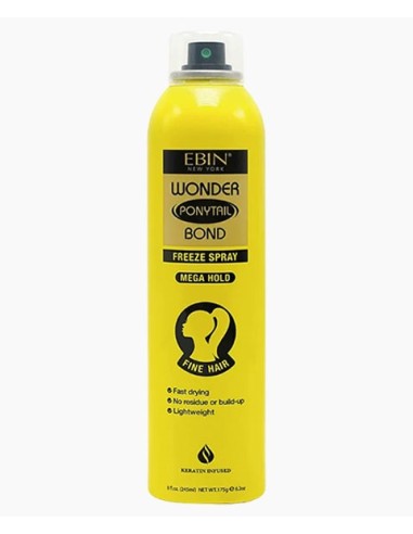 Ebin Wonder Ponytail Bond Freeze Spray Mega Hold Ebin Wonder Ponytail Bond Freeze Spray Mega Hold