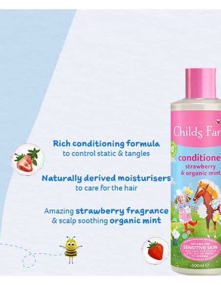 Childs Farm Conditioner Strawberry & Organic Mint Childs Farm Conditioner Strawberry & Organic Mint
