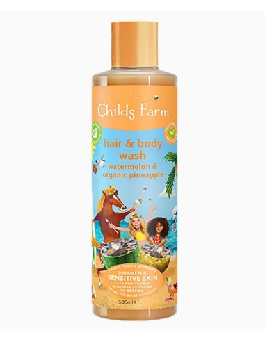 Childs Farm Hair Body Wash Watermelon & Organic Pineapple Childs Farm Hair Body Wash Watermelon & Organic Pineapple