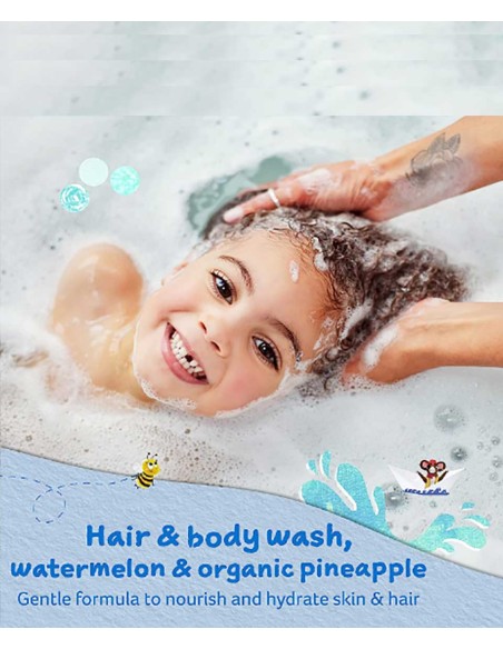 Childs Farm Hair Body Wash Watermelon & Organic Pineapple Childs Farm Hair Body Wash Watermelon & Organic Pineapple
