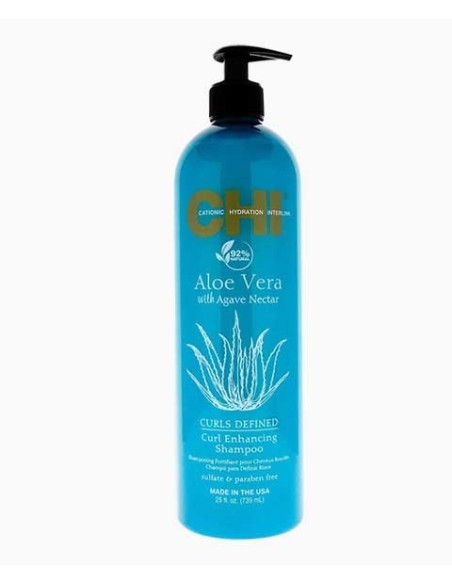 Chi Curls Defined Enhancing Shampoo With Aloe Vera And Agave Nectar