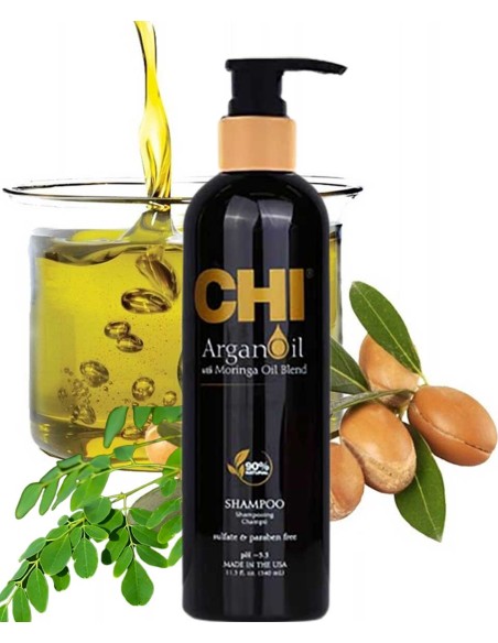 CHI Argan Oil Shampoo With Moringa Oil Blend