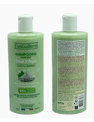 Evoluderm Rituel And Argile Purifying Shampoo