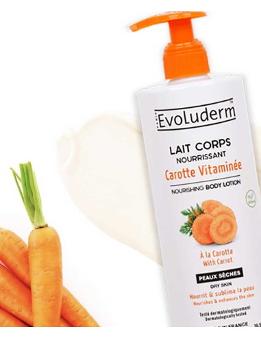 Evoluderm Nourishing Body Lotion With Carrot Evoluderm Nourishing Body Lotion With Carrot