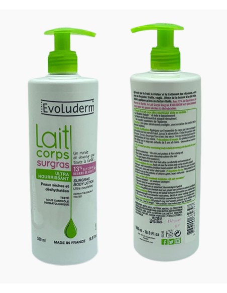 Evoluderm Ultra Nourishing Surgras Body Lotion Evoluderm Ultra Nourishing Surgras Body Lotion