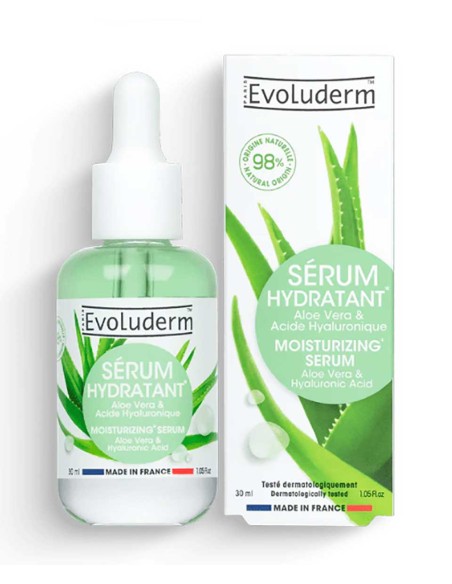 Evoluderm Moisturizing Serum With Aloe Vera & Hyaluronic Acid