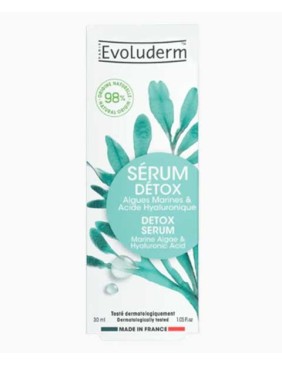 Evoluderm Detox Serum With Marine Algae & Hyaluronic Acid