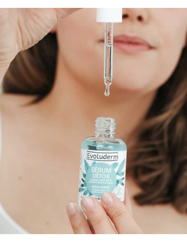 Evoluderm Detox Serum With Marine Algae & Hyaluronic Acid