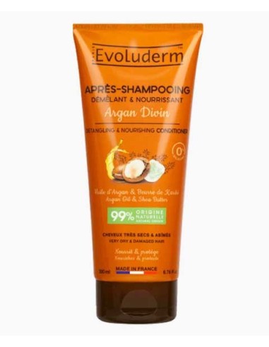 Evoluderm Detangling & Nourishing Argan Divin Conditioner Evoluderm Detangling & Nourishing Argan Divin Conditioner