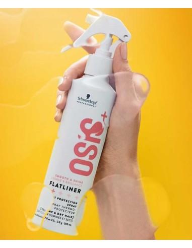 Osis Plus Smooth And Shine Flatliner Protecting Spray Osis Plus Smooth And Shine Flatliner Protecting Spray