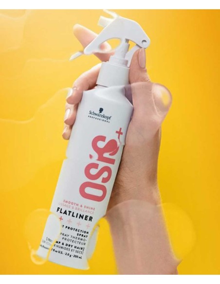 Osis Plus Smooth And Shine Flatliner Protecting Spray Osis Plus Smooth And Shine Flatliner Protecting Spray