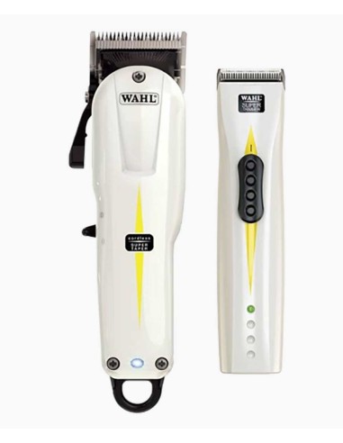Super Taper Cordless Clipper And Trimmer Combi Set Super Taper Cordless Clipper And Trimmer Combi Set