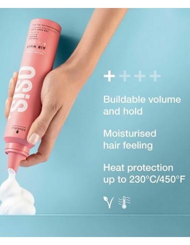 Osis Plus Volume And Body Air Whip Flexible Mousse Osis Plus Volume And Body Air Whip Flexible Mousse