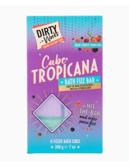 Dirty Works Cube Tropicana Bath Fizz Bar