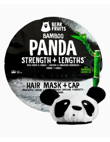 Bamboo Panda Strength Plus Lengths Hair Mask With Cap