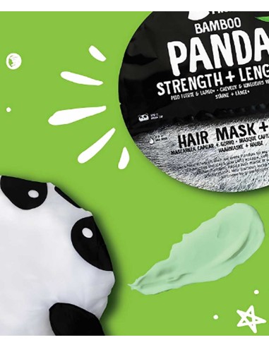 Bamboo Panda Strength Plus Lengths Hair Mask With Cap