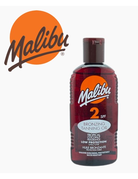 Bronzing Tanning Oil Tropical Coconut Fragrance SPF2