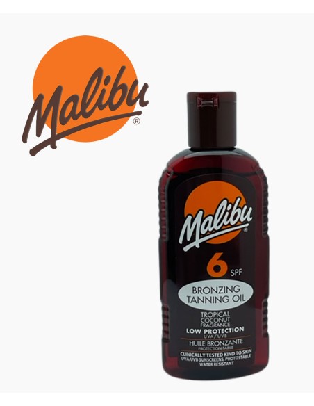 Bronzing Tanning Oil Tropical Coconut Fragrance SPF6